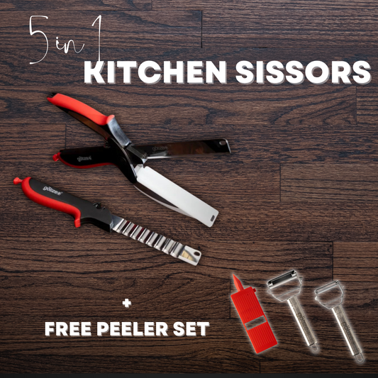 Revolutionary 5-in-1 Kitchen Scissors: Chop Veggies, Meat & More in Seconds