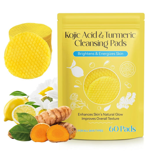 Turmeric Kojic Acid Cleansing Pads- (60 Pads)