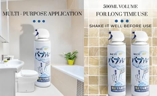 Multipurpose Toilet Foam Cleaning Spray